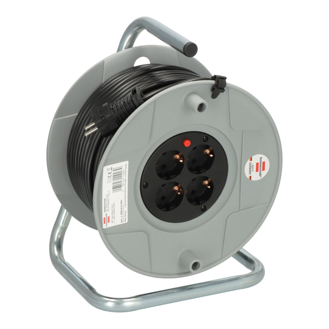 Kabeltrommel AK 260 50 m H05VV-F 3G1,5 im Einzelkarton