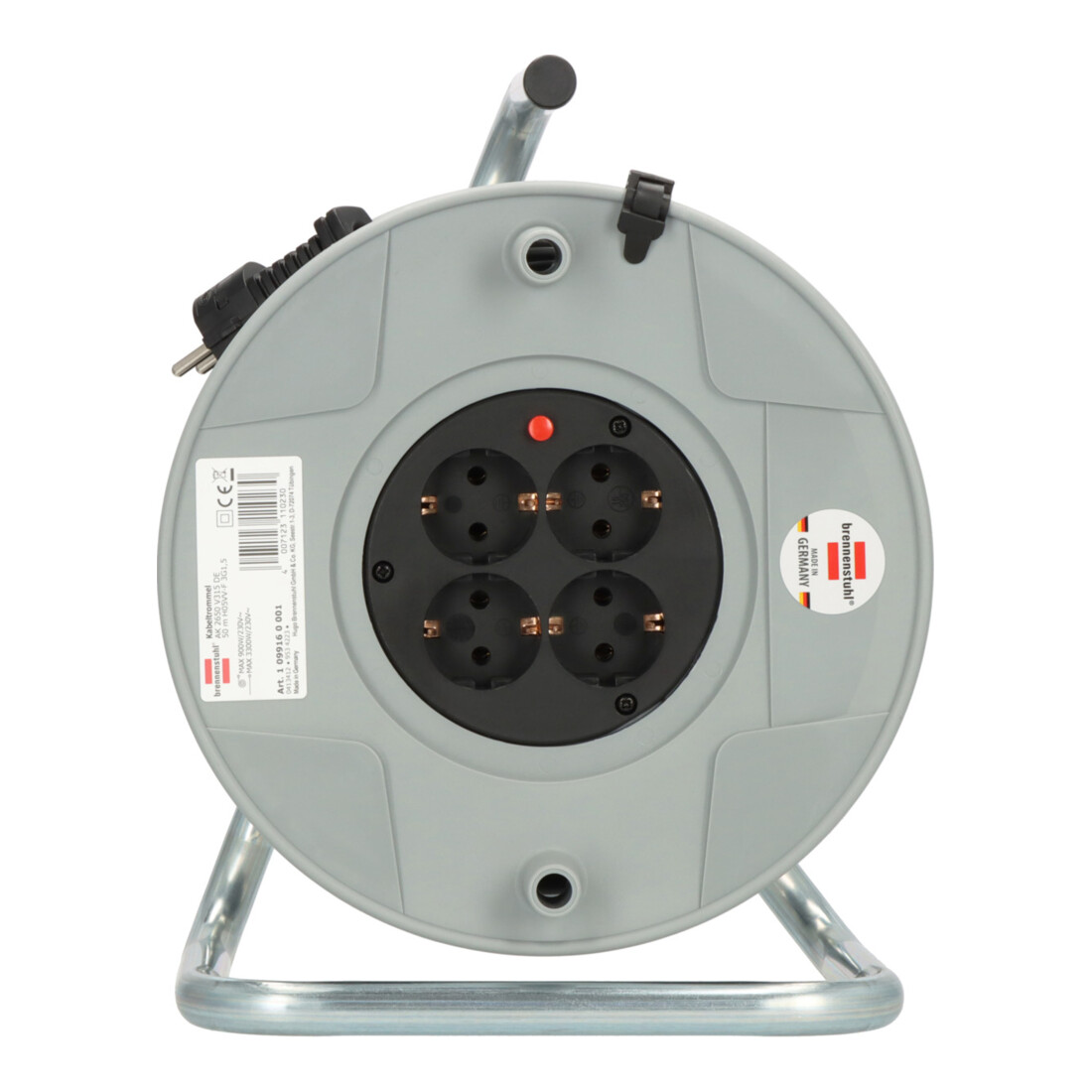 Kabeltrommel AK 260 50 m H05VV-F 3G1,5 im Einzelkarton