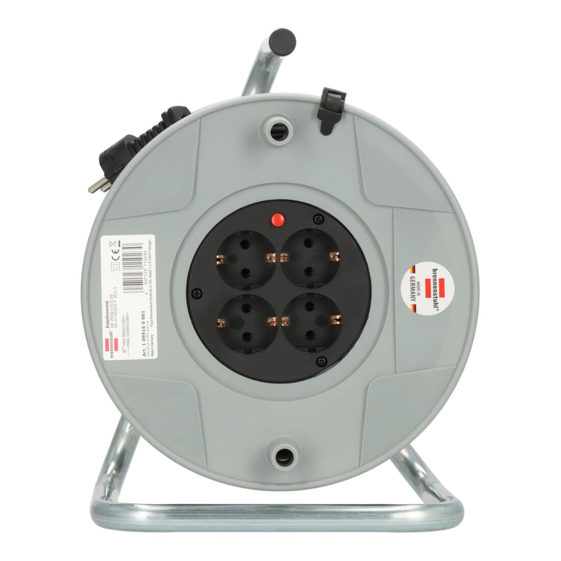 Kabeltrommel AK 260 50 m H05VV-F 3G1,5 im Einzelkarton