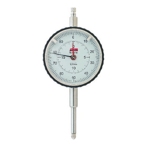 KÄFER Präzisions-Messuhr stoßgeschützt, Messbereich / Gehäuse-Ø: 50/58 mm