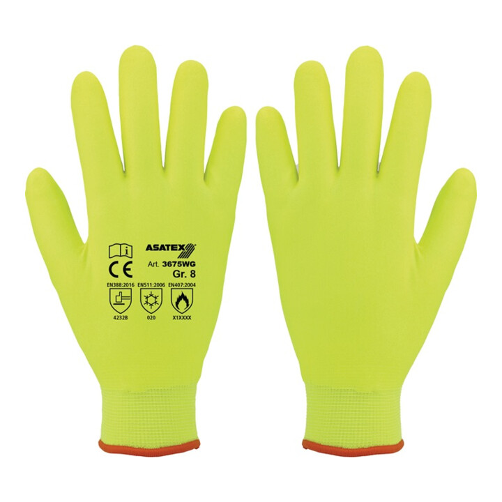 Kälteschutzhandschuh Gr.11 gelb EN 388,EN 407,EN 511 PSA II 6 PA