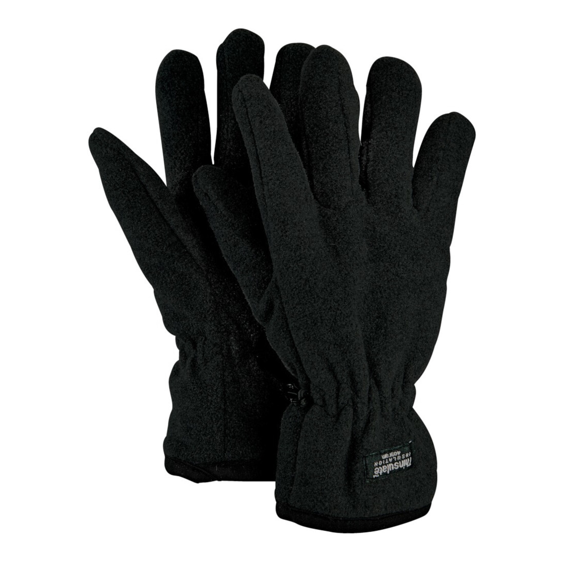 Fleece-Handschuhe Fleece wasserdicht mit Thinsulate schwarz/grau