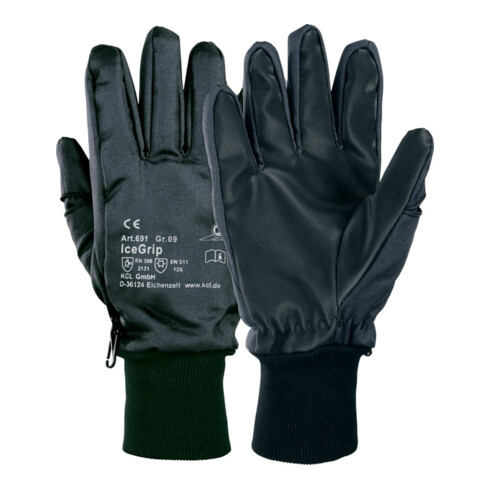 KCL Handschuhe Ice-Grip 691 EN511/388 Kat. II Nylon Thinsulatefutter PVC