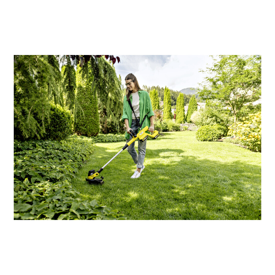 Kärcher Akku-Rasentrimmer LTR 3-18 Dual Battery Set