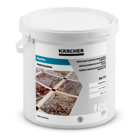 Kärcher FloorPro Hochglanz-Kristallisationsmittel, Pulver RM 775