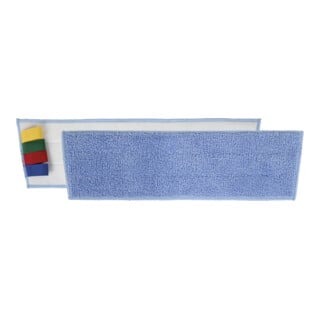 Kärcher Mikrofaserklettmopp Kurzfaser blau 60cm