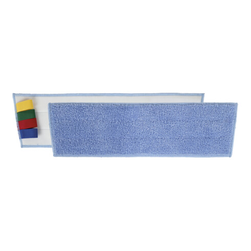 Kärcher Mikrofaserklettmopp Kurzfaser blau 60cm