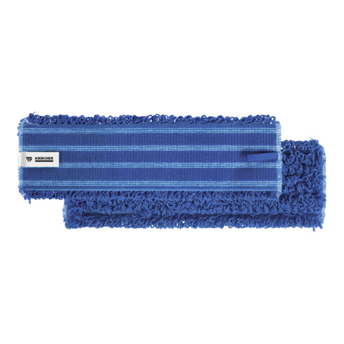 Kärcher Mikrofaserklettmopp Schlingen blau 40cm