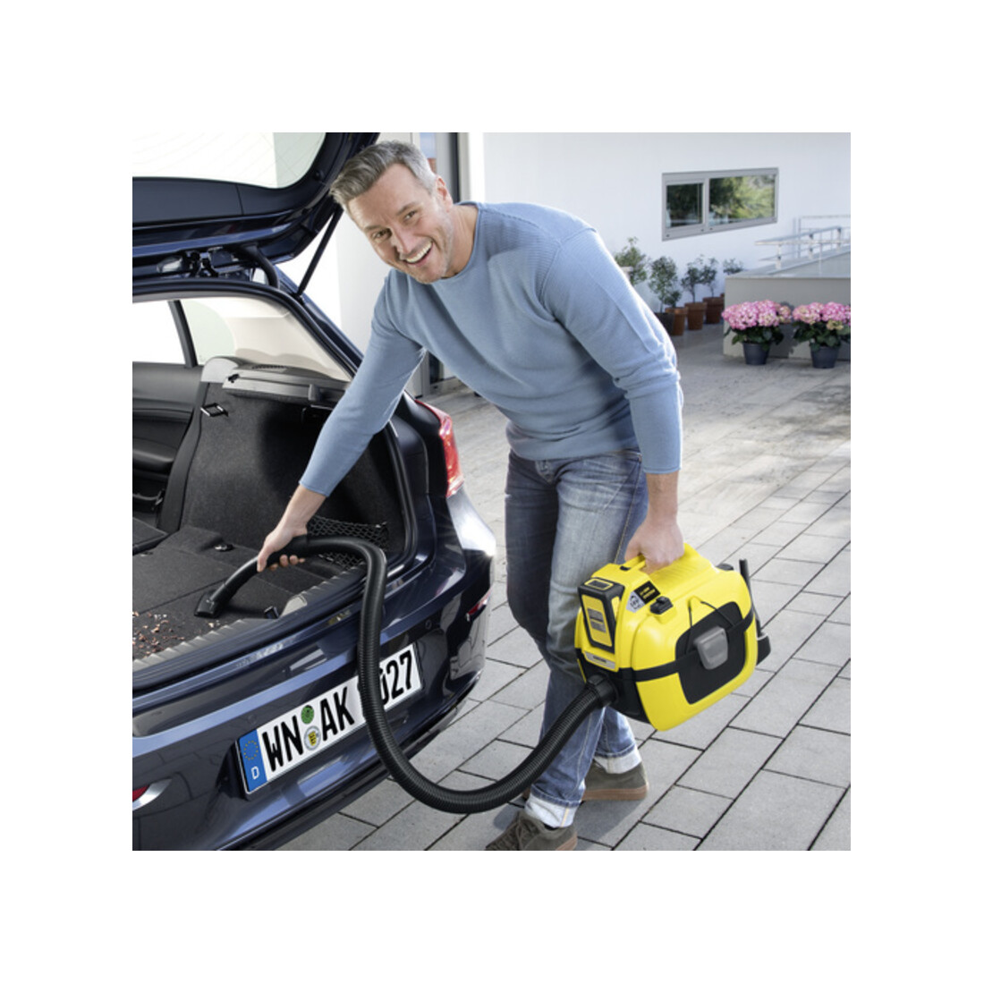 Kärcher multifunctionele stofzuiger WD 1 compacte accuset