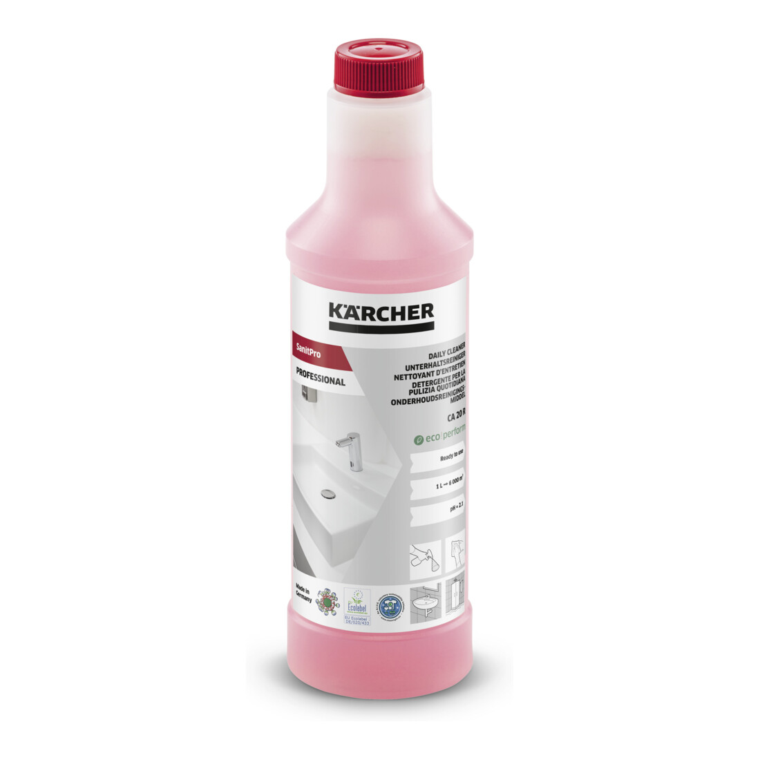 Kärcher Sanitär-Unterhaltsreiniger, gebrauchsfertig CA 20 R 0,5 l