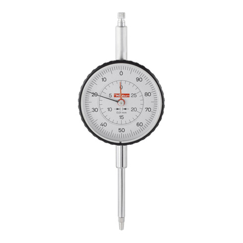 KÄFER Comparateur avec graduation vers la gauche, Plage de mesure : 10 mm