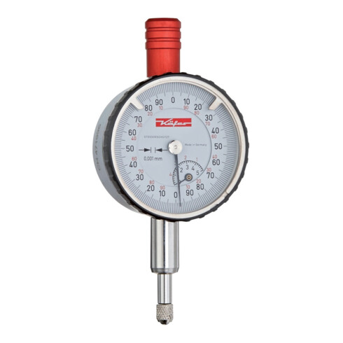 KÄFER Comparateur de précision antichocs, Plage de mesure / ⌀ boîtier : 5/58 mm