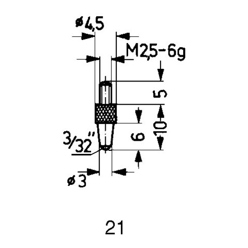 Käfer Insert de foire Acier Type 21/ 3,0 mm