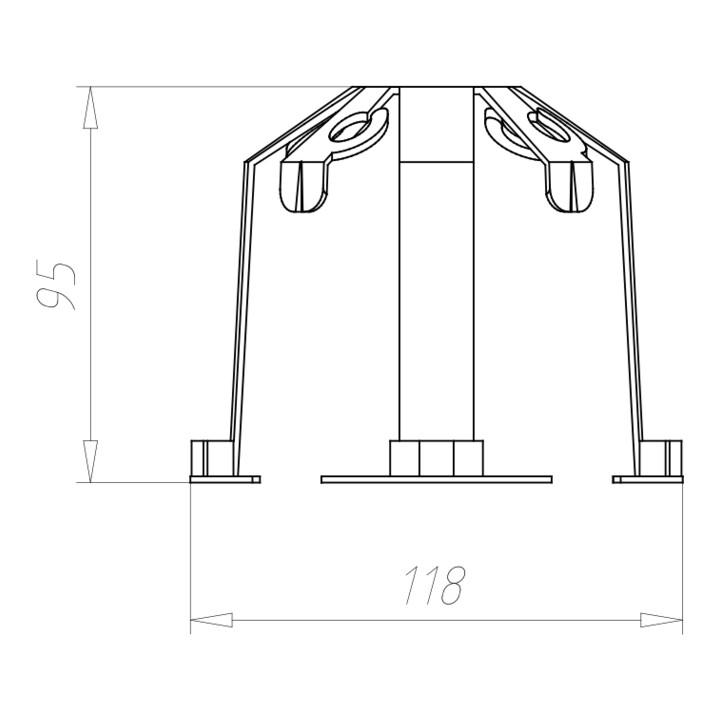 Kaiser Abstandhalter DA68mm-80mm 9310-10