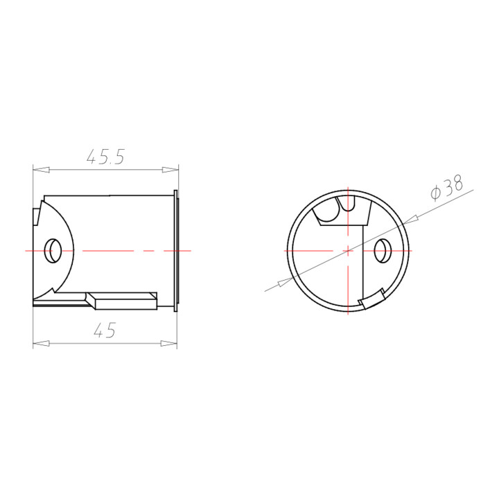 Kaiser Anschlußdose 35x35x45mm 9248-01