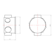 Kaiser Boîte de connexion pour appareils 1055-21-3