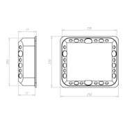 Kaiser Boîte de dérivation 205x235x72mm 9197-91-3