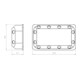 Kaiser Boîte de dérivation 240x140mm 9192-91
