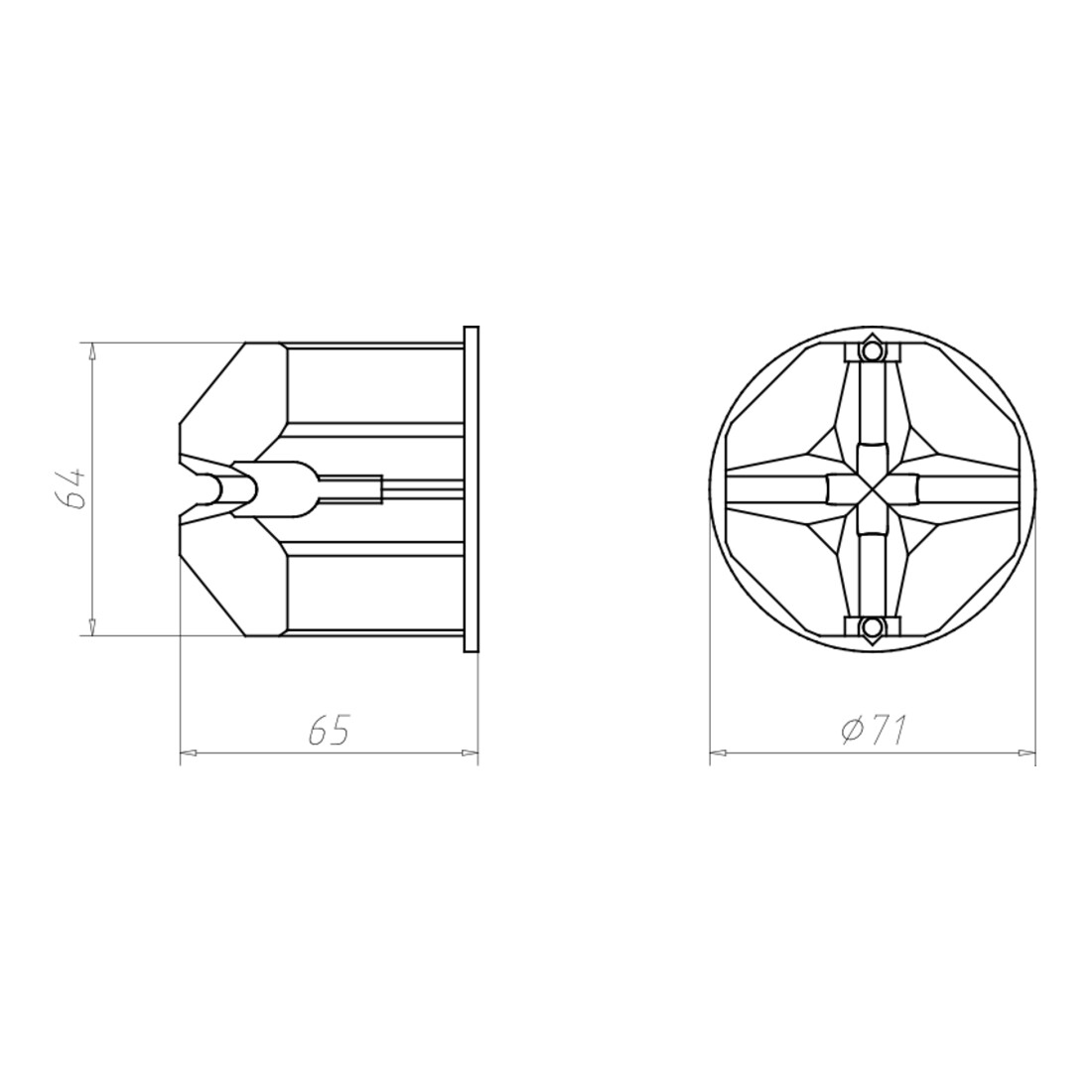 Kaiser Boîte de dérivation étanche pour bornes 9066-12