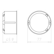 Kaiser Boîte de plafond HWD 30 9463-50-4