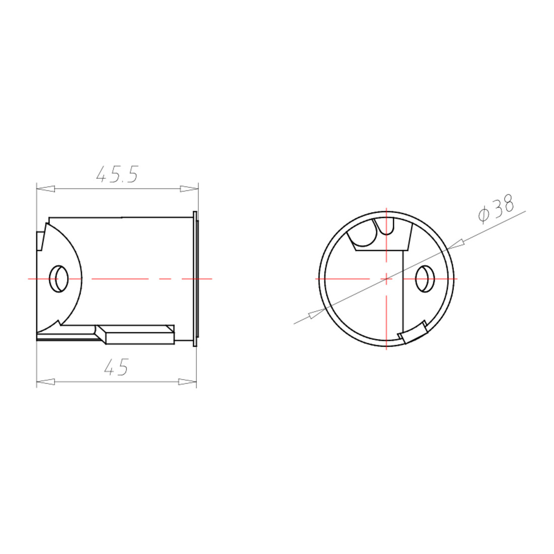 Kaiser Boîte de raccordement 35x35x45mm 9248-01