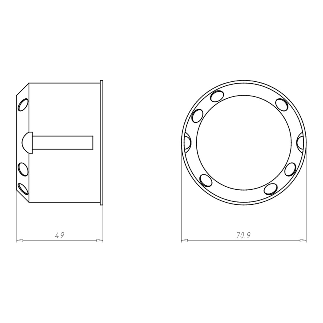 Kaiser Boîte d’isolation acoustique pour cloison creuse, 68 mm 9069-03