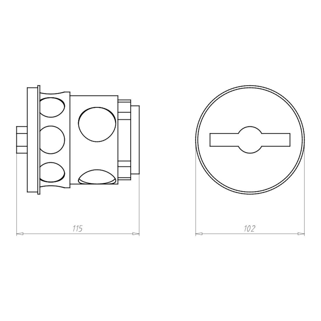 Kaiser Boîte encastrée pour plafond suspendu EH 115 mm 1227-50