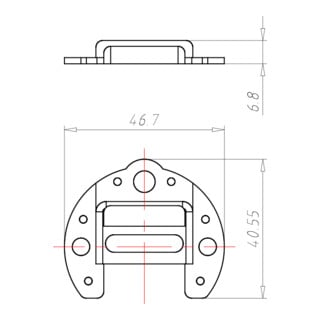 KAISER Buse de sortie de plafond 1144-00