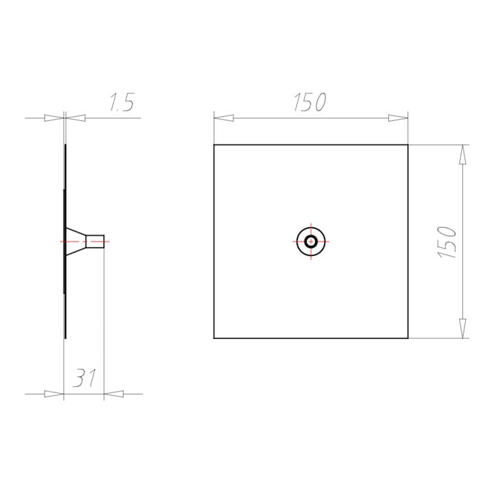 Kaiser Collier de câble D=8-11mm 9059-46