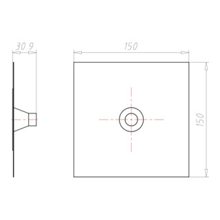 KAISER Collier de conduit 9089-48 D15-22mm voile-butyle