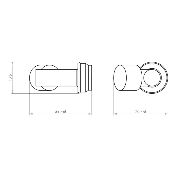 Kaiser Coude pour tube DIN EN 32 1202-29