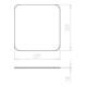 Kaiser Couvercle de rechange 750GC boîte de 100 1095-93