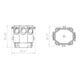 Kaiser Decken-Verbindungsdose Auslass D=60mm 1265-11