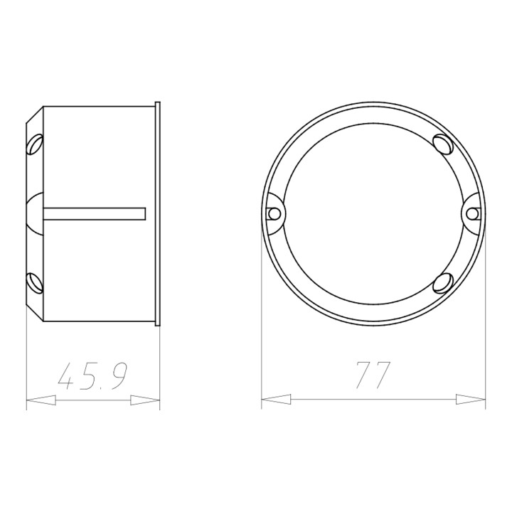 Kaiser Deckendose HWD 30 9463-50