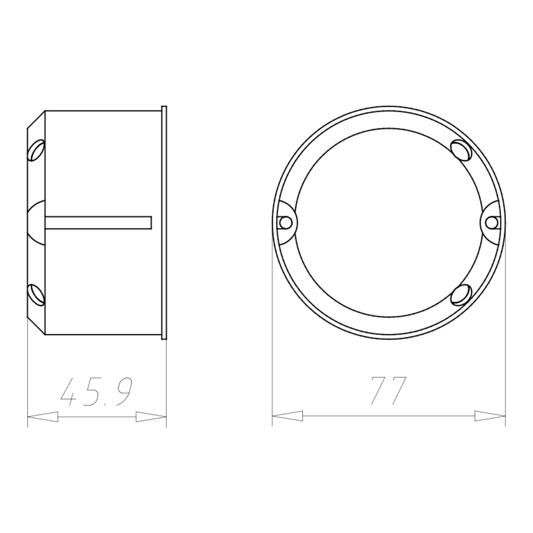 Kaiser Deckendose HWD 30 9463-50