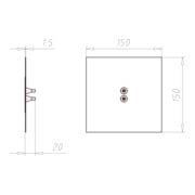 Kaiser Doppel-Leitungsmanschette D=4-8mm 9059-45-3