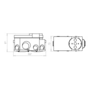 Kaiser Electronic-Dose EB-Öffn.D=60mm 1268-01-3