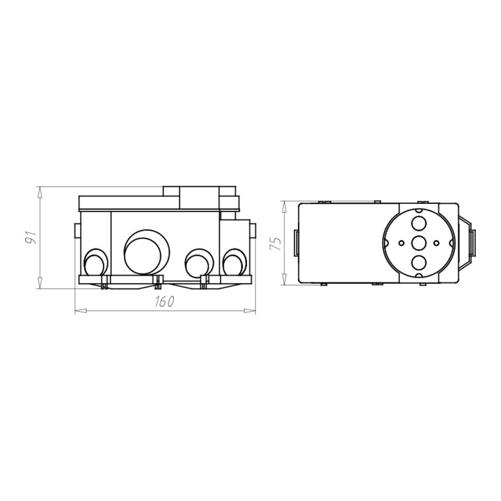 Kaiser Electronic-Dose EB-Öffn.D=60mm 1268-01