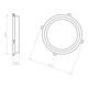 Kaiser Front HaloX 100 DA vario pour O-Beton 1281-10