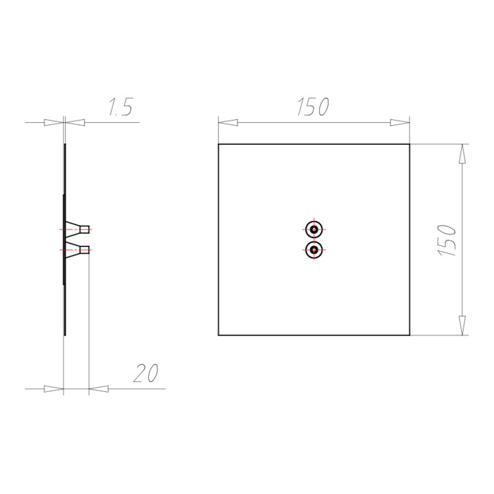 Kaiser Manchon double pour câble D=4-8mm 9059-45