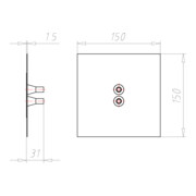 Kaiser Manchon double pour câble D=8-11mm 9059-47-3