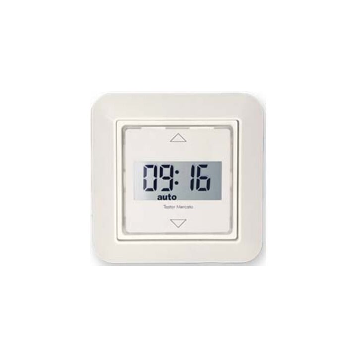 Kaiser Nienhaus Commande de volet roulant avec écran LCD, programme journalier + mémoire/hasard, bouton Mercato rws