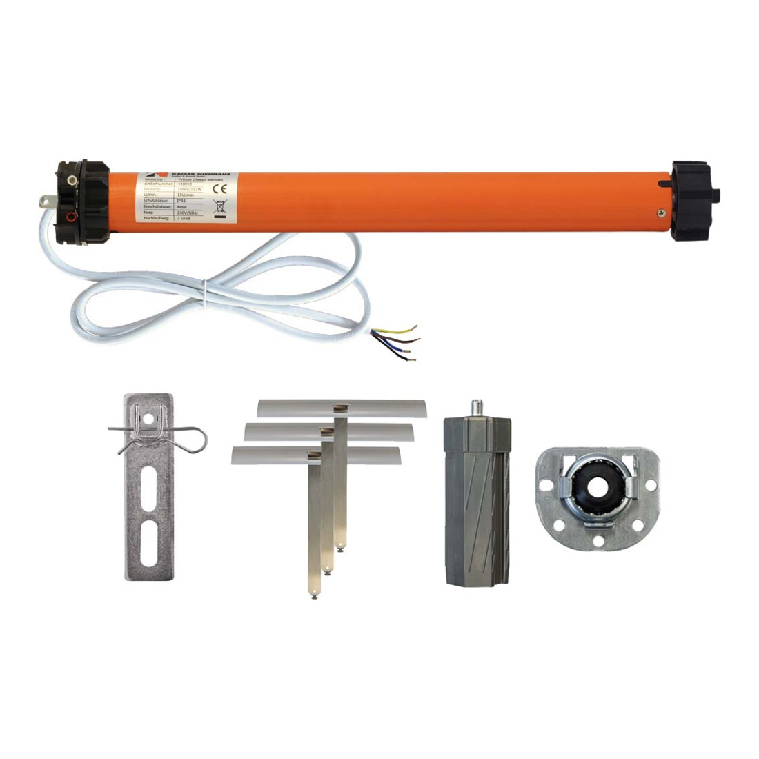 Kaiser Nienhaus Moteur de volet roulant avec palier 191W 30Nm 15 tr/min Set Mast.Cla.Mercato