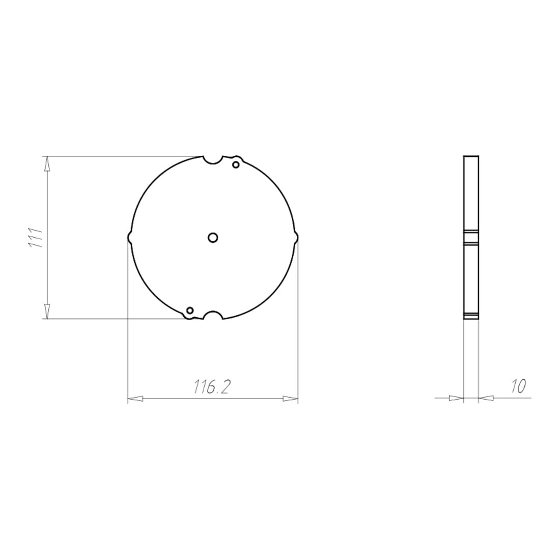 Kaiser Partie avant universelle pour ThermoX 9300-93