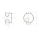 Kaiser Schalterdose UP 46 mm tiefe 1055-04