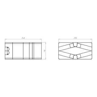 KAISER Support système 160-240 mm Multi-insert pour appareils 9966.31