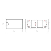 Kaiser Support universel pour appareils d’isolation extérieure 1159-24-3