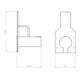 Kaiser Transition mur-plafond rouge, sans colle 1261-12