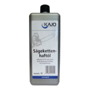Kajo Huile pour chaîne de scie 1l en bouteille doseuse empêche gouttes et décollement