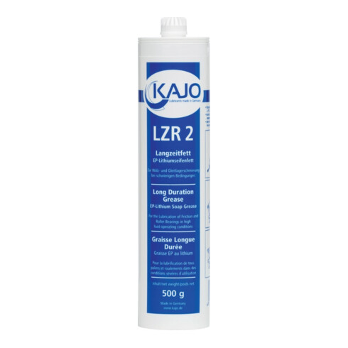 Kajo Langzeitfett LZR 500g i.Kartusche druckbelastbar -30/+120Grad C